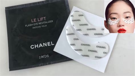 chanel eyepads|chanel eye care.